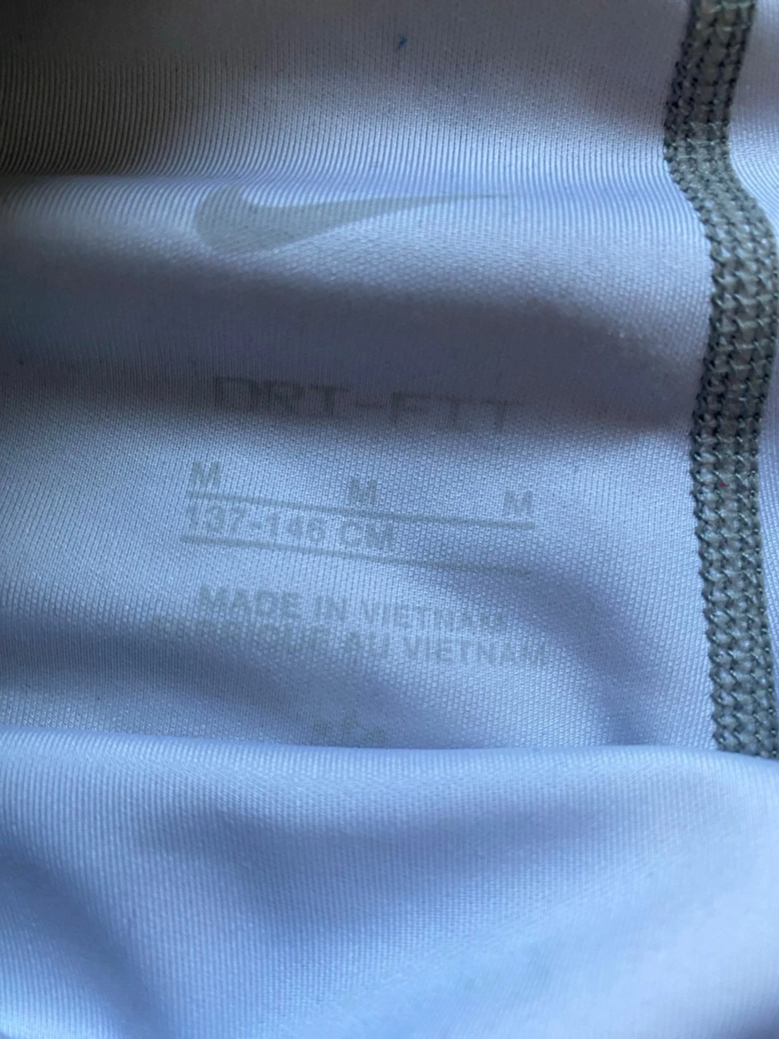 Nike gråmönstrade träningstights shorts - 2