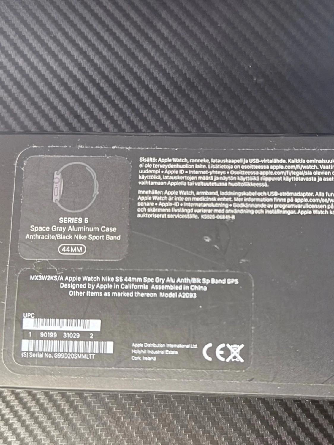 Apple Watch Nike svart aluminium - 3