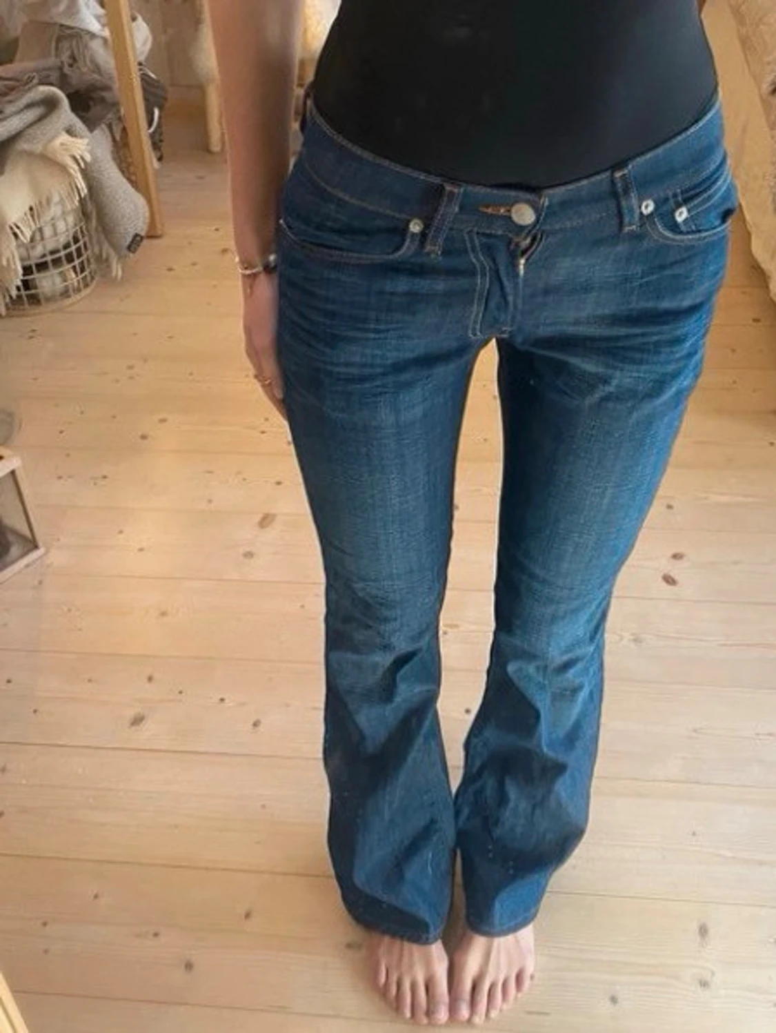 Lågmidjade bootcut jeans från levis