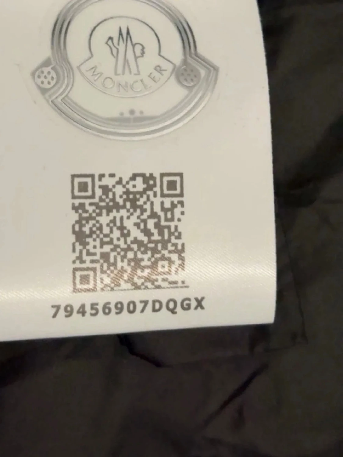 Svart dunjacka med stickade ärmar Moncler - 2