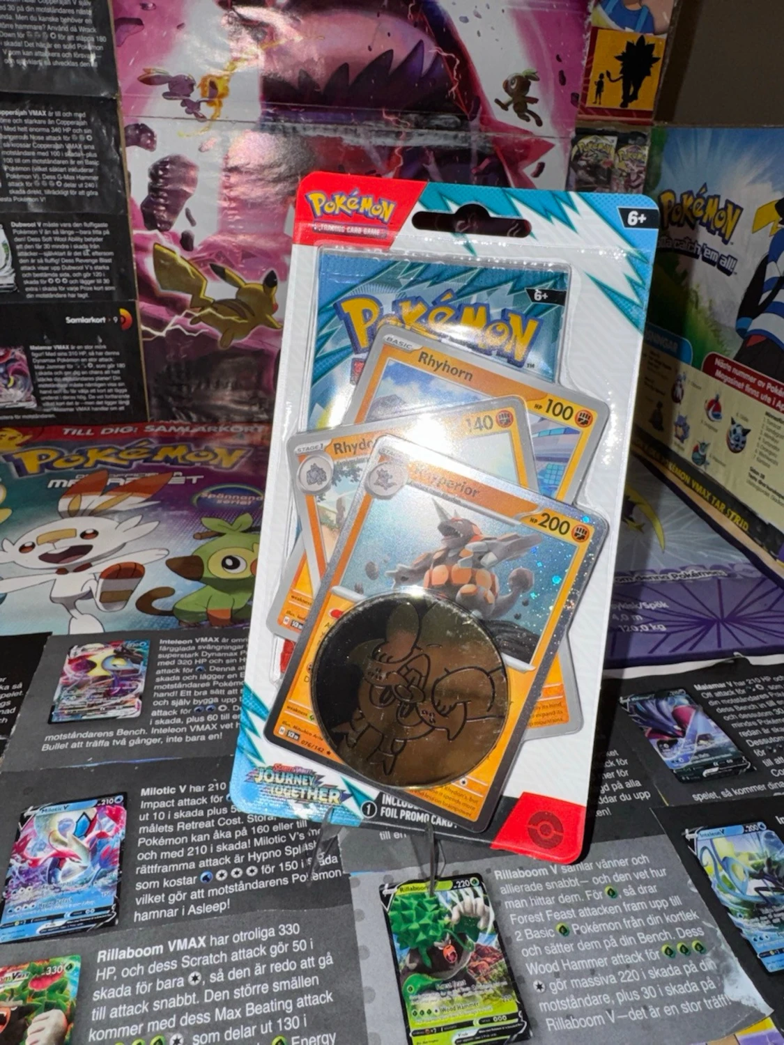 Pokémon TCG: Journey Together Blister -Rhyperior Evolution Line! - 1