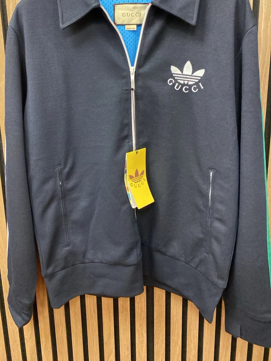 Marlinblå vindjacka 