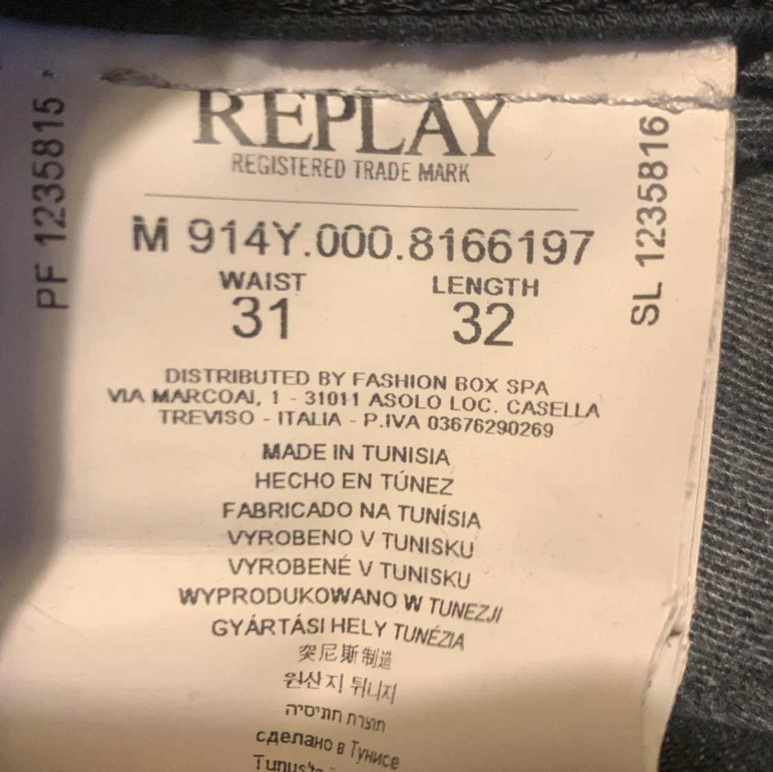 Svarta jeansbyxor från Replay - 3