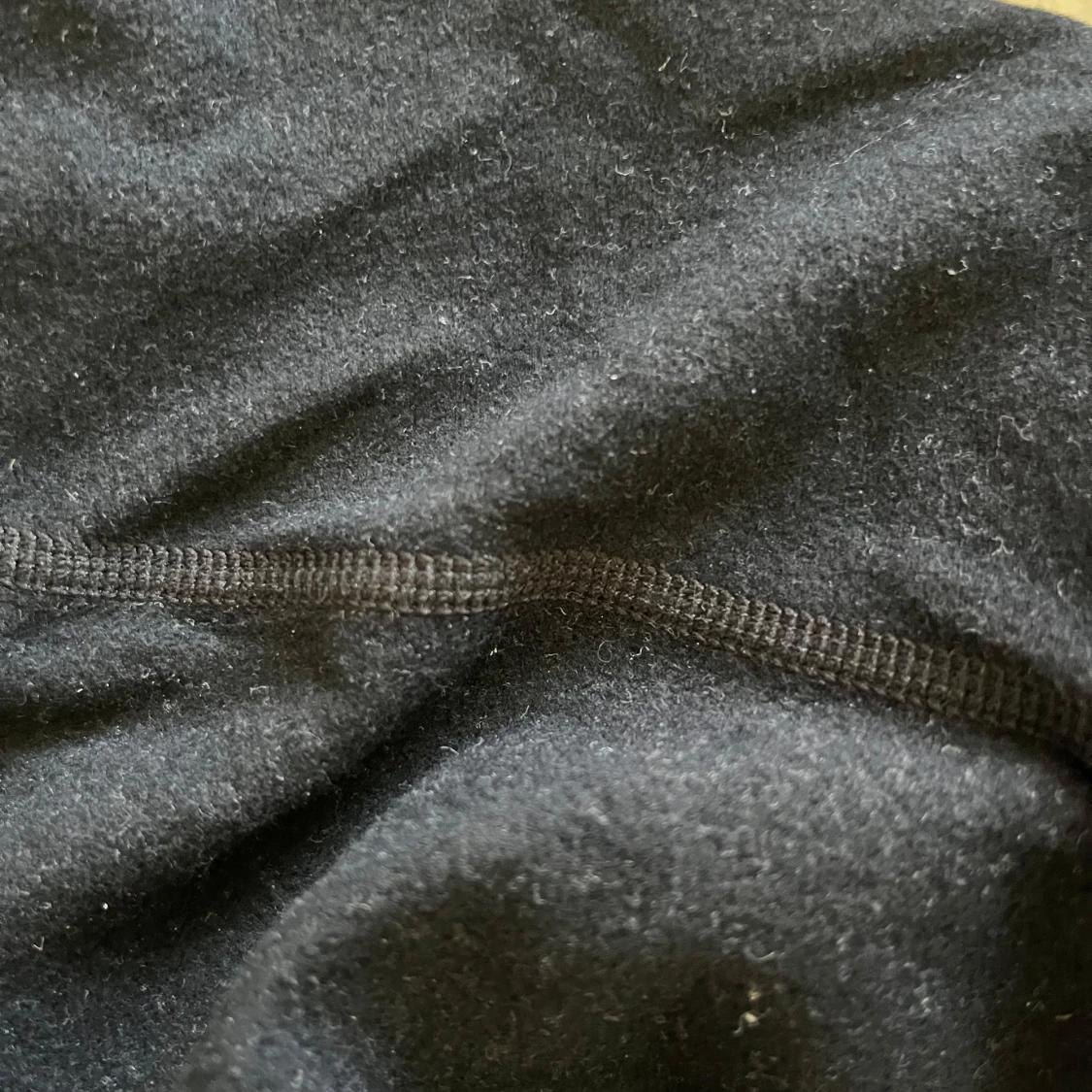 Svarta fleecefodrade leggings - 2