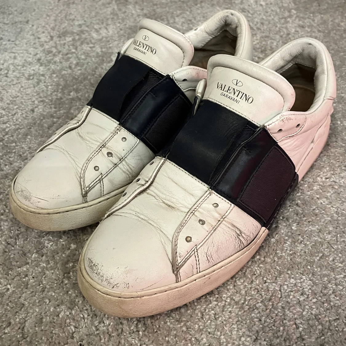 Valentino Garavani Open sneakers vit/svart - 1