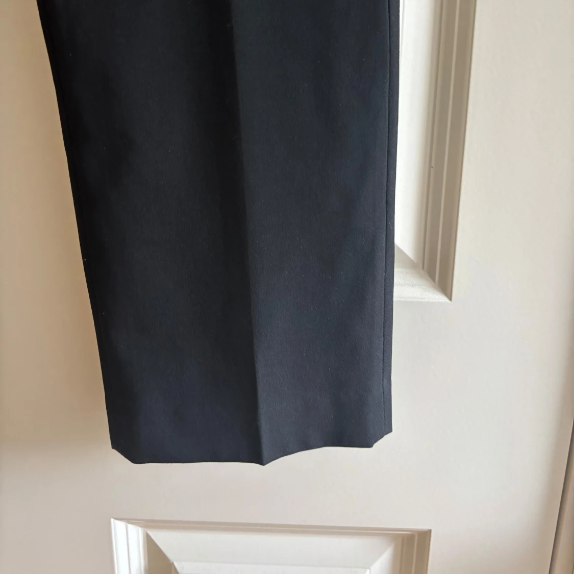 Svarta kostymbyxor med rak passform - 1