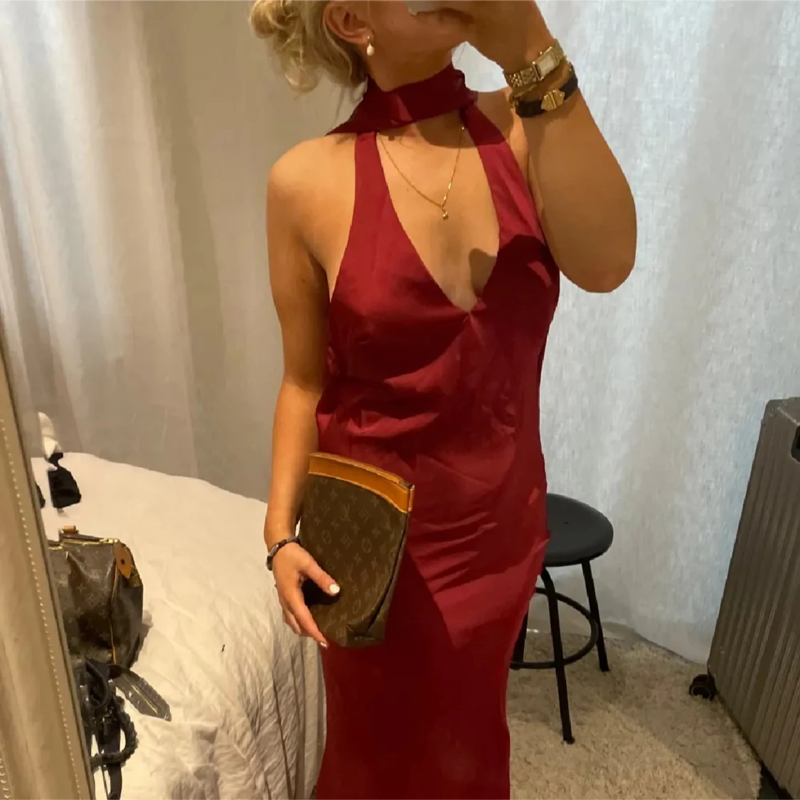 Röd balklänning - 1