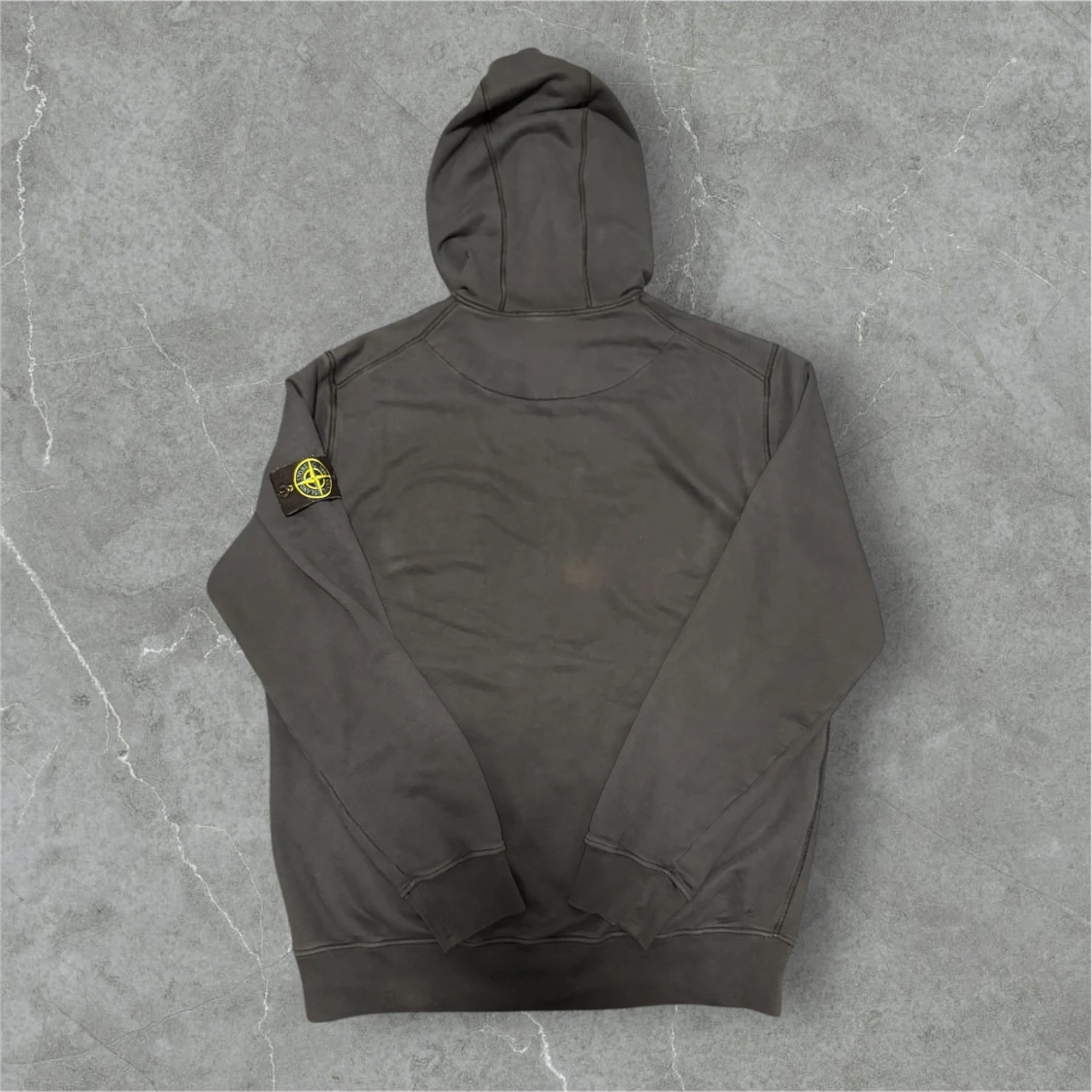 Stone Island Zip Hoodie Mörkblå - 2