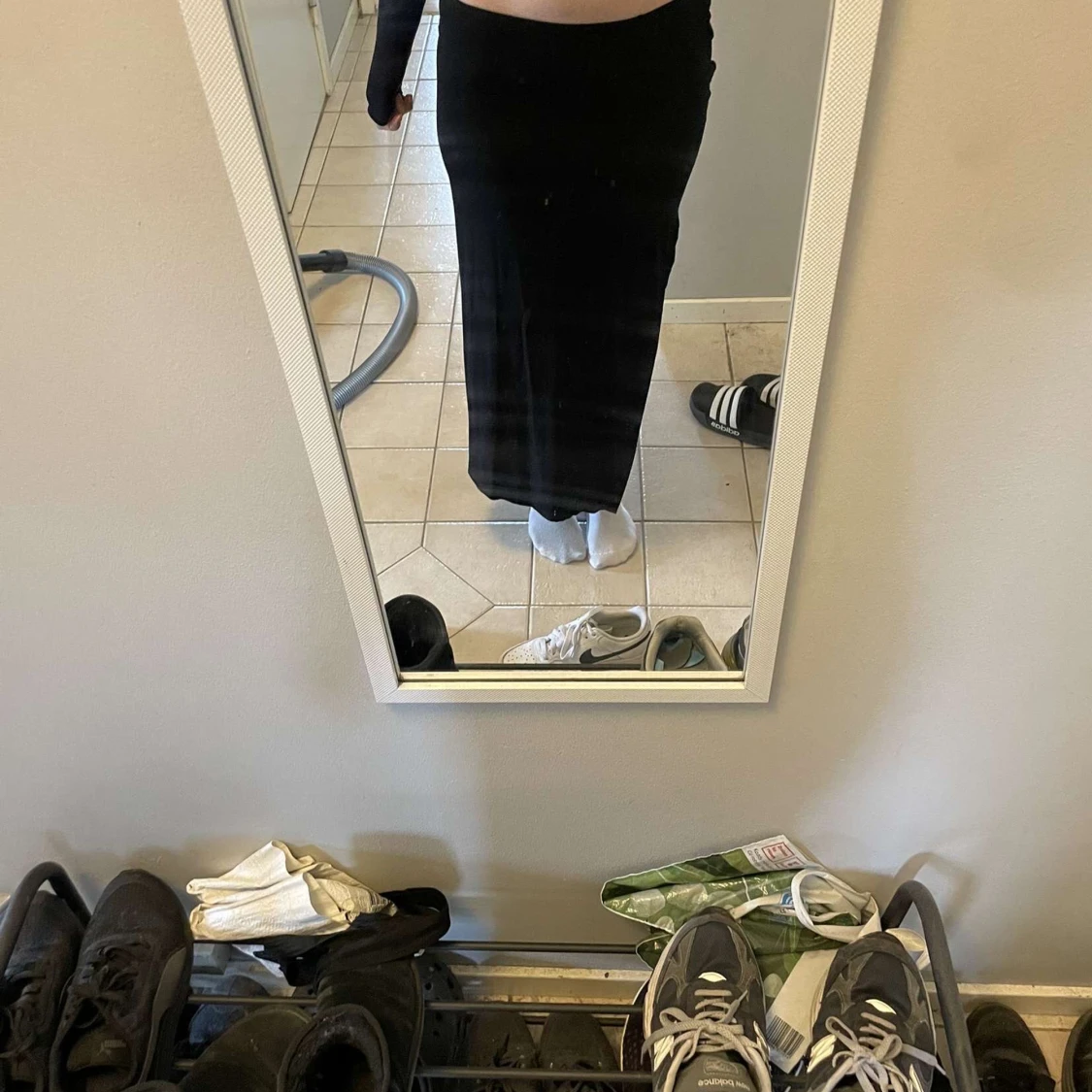 Svart långkjol från SHEIN