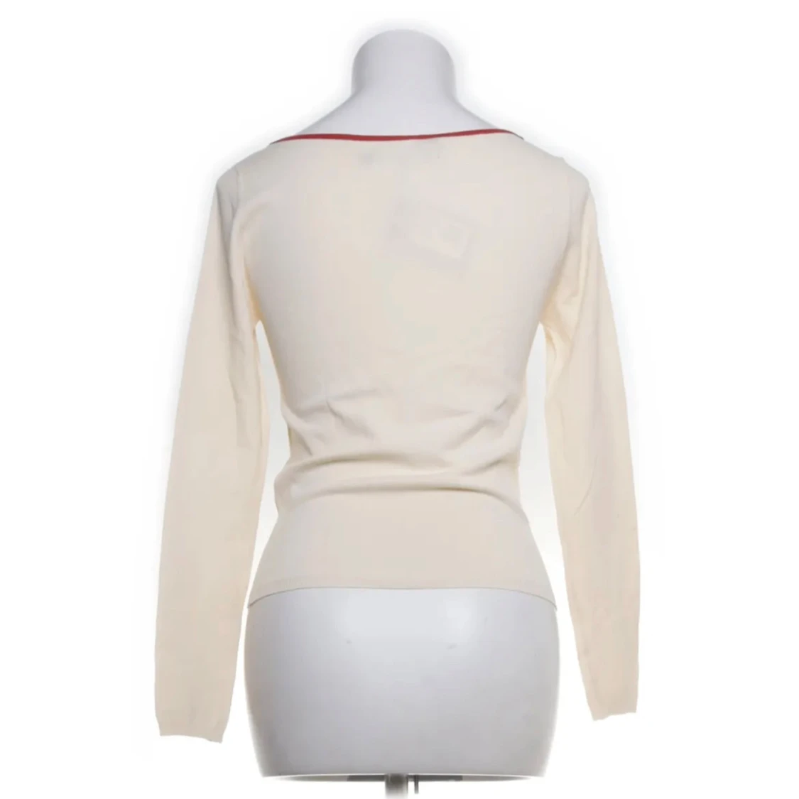 Beige tröja med rosett från Hallhuber - 1