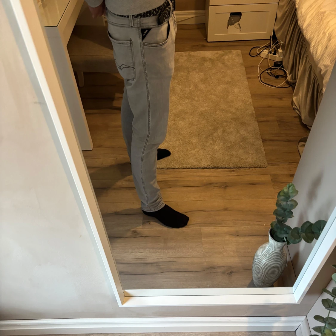 Grå replay jeans - 1