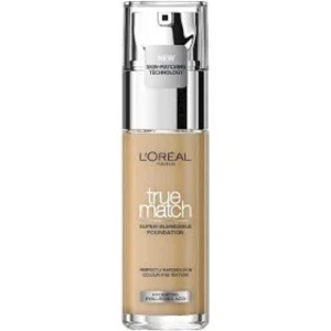 True Match Foundation från L'Oréal Paris - True Match Foundation från L'Oréal Paris med super-blendable formula. Den kommer i en praktisk pumpflaska och har en ljus nyans. Perfekt för att jämna ut hudtonen och ge en naturlig finish.