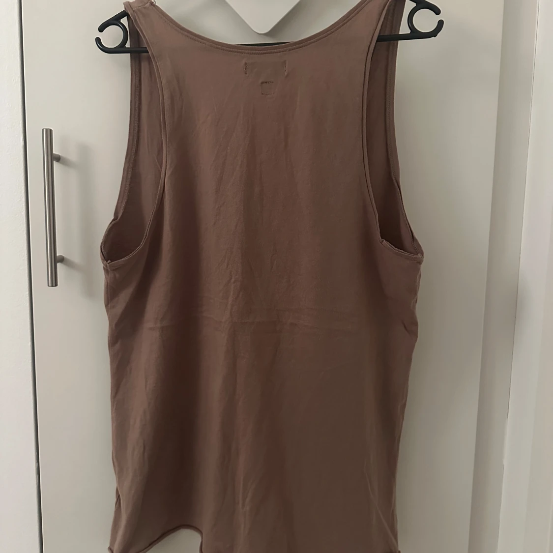 Brun linnetopp med tryck - 2