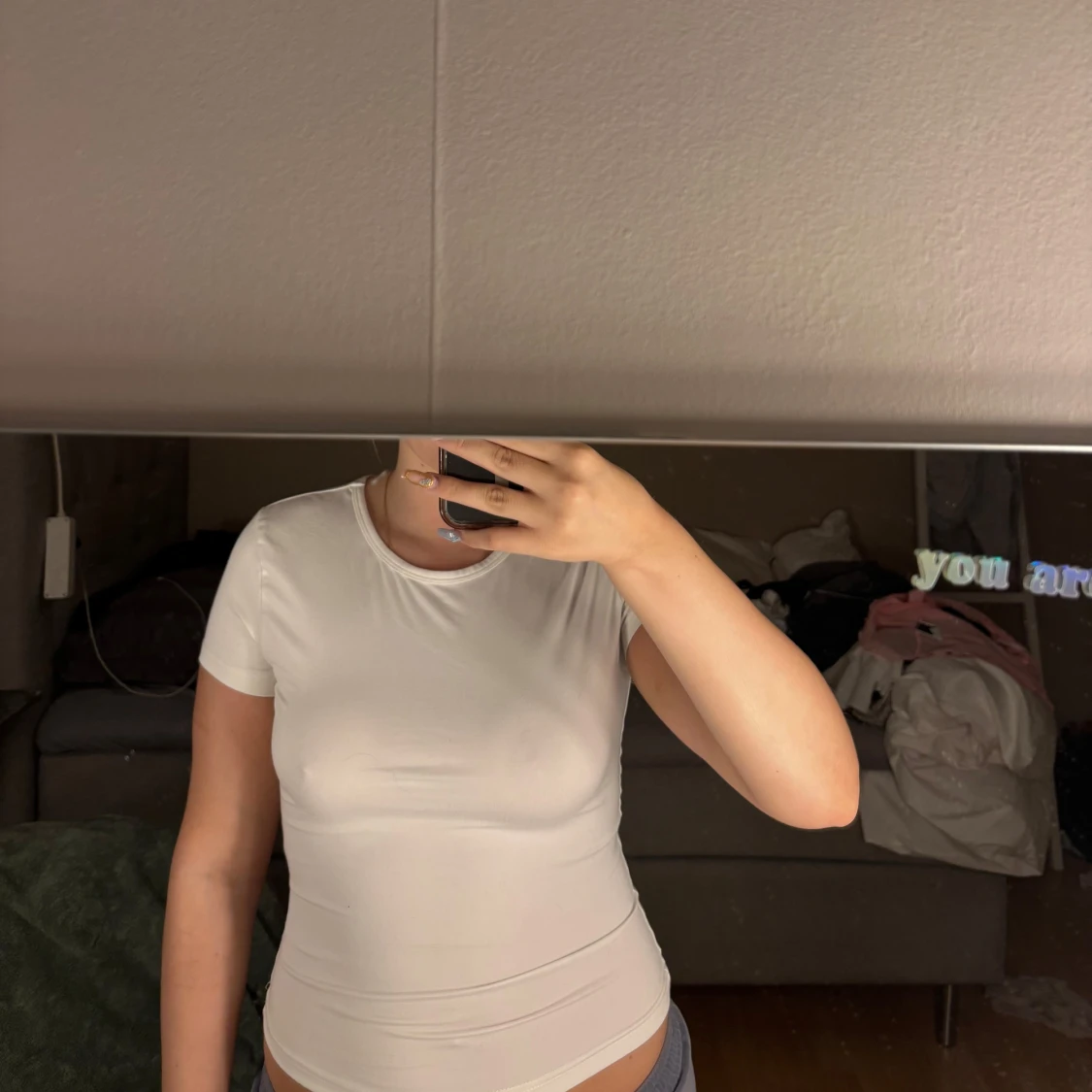 2-pack tighta bas-toppar i rosa & vitt - 1