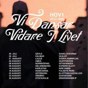 Hov1 billetter Gøteborg x 2 - Selger to hov1 billetter til deres konsert i Gøteborg den 22.august🫶🏼Bilettene er kjøpt av en annen!