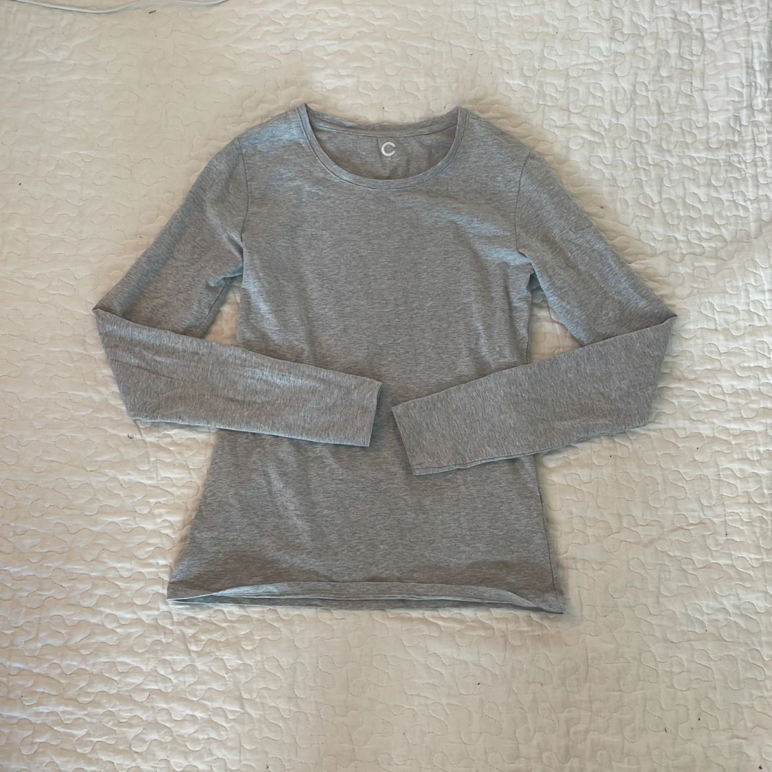 Grå långärmad tröja från Cubus