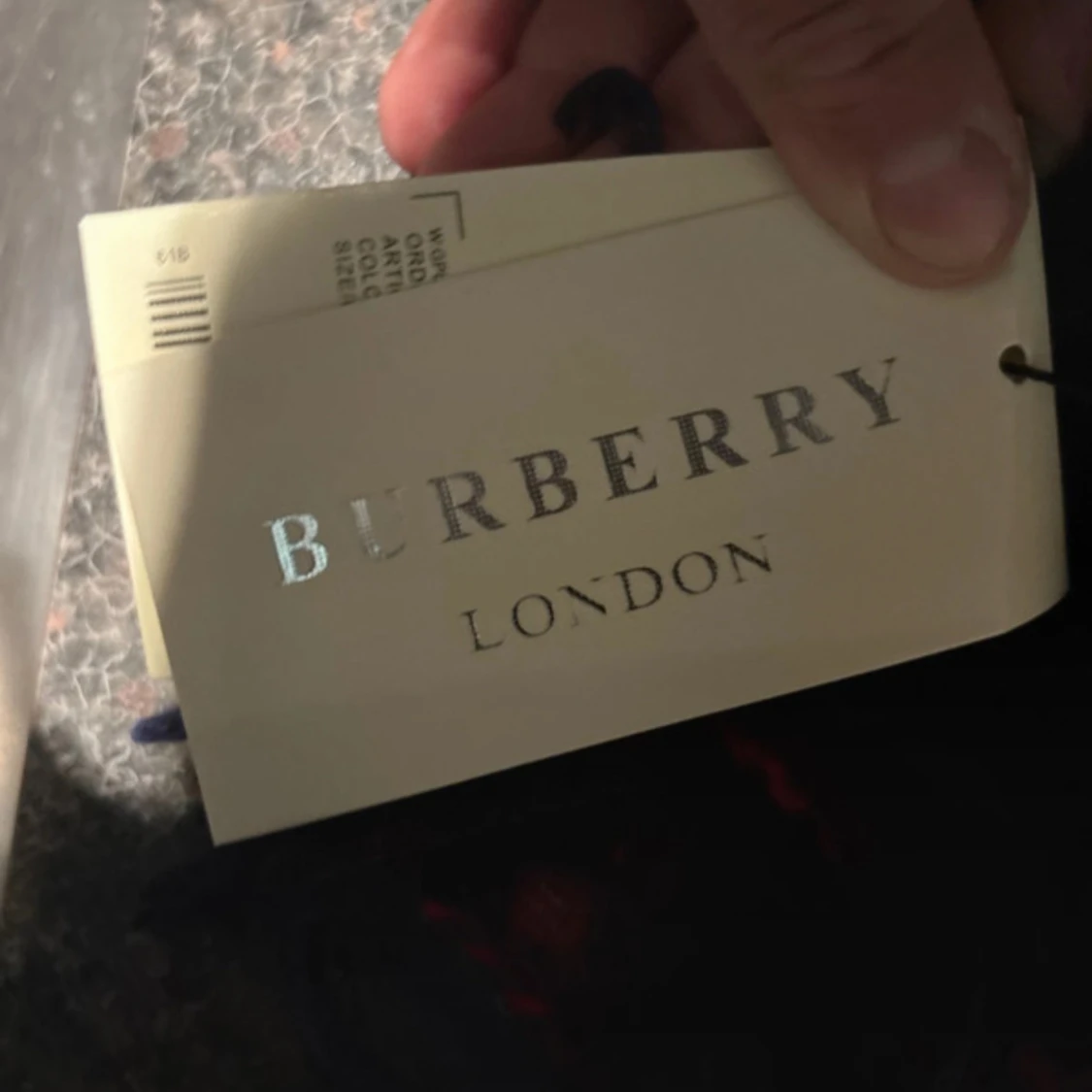 Rutig halsduk från Burberry i ull - 2