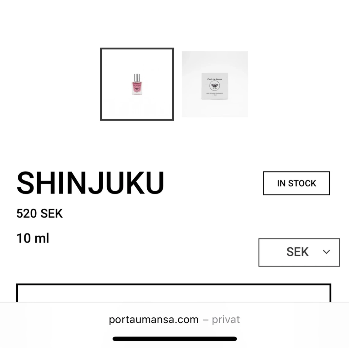 Port Au Mansa parfymolja Shinjuku - 2