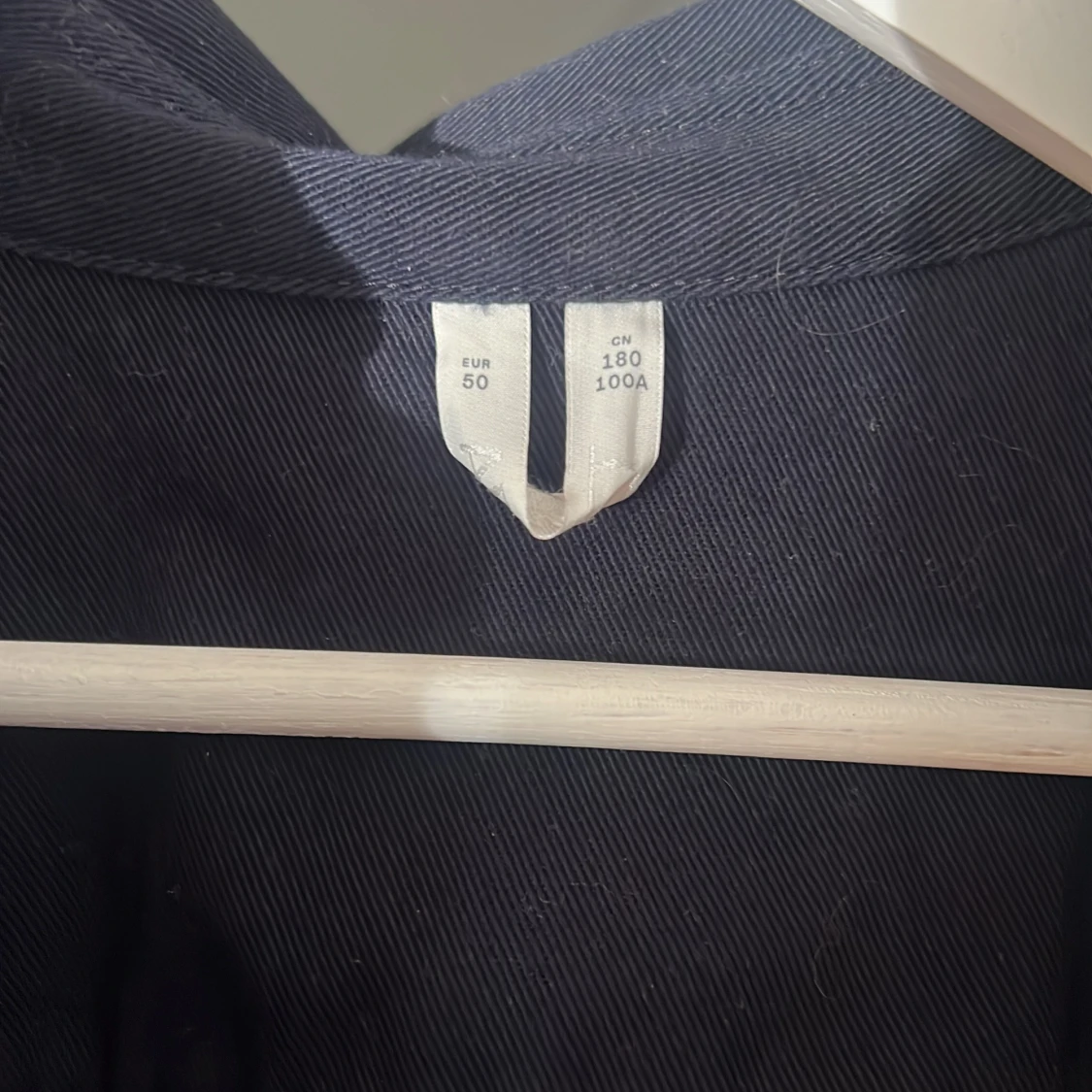 Mörkblå overshirt med fickor - 1