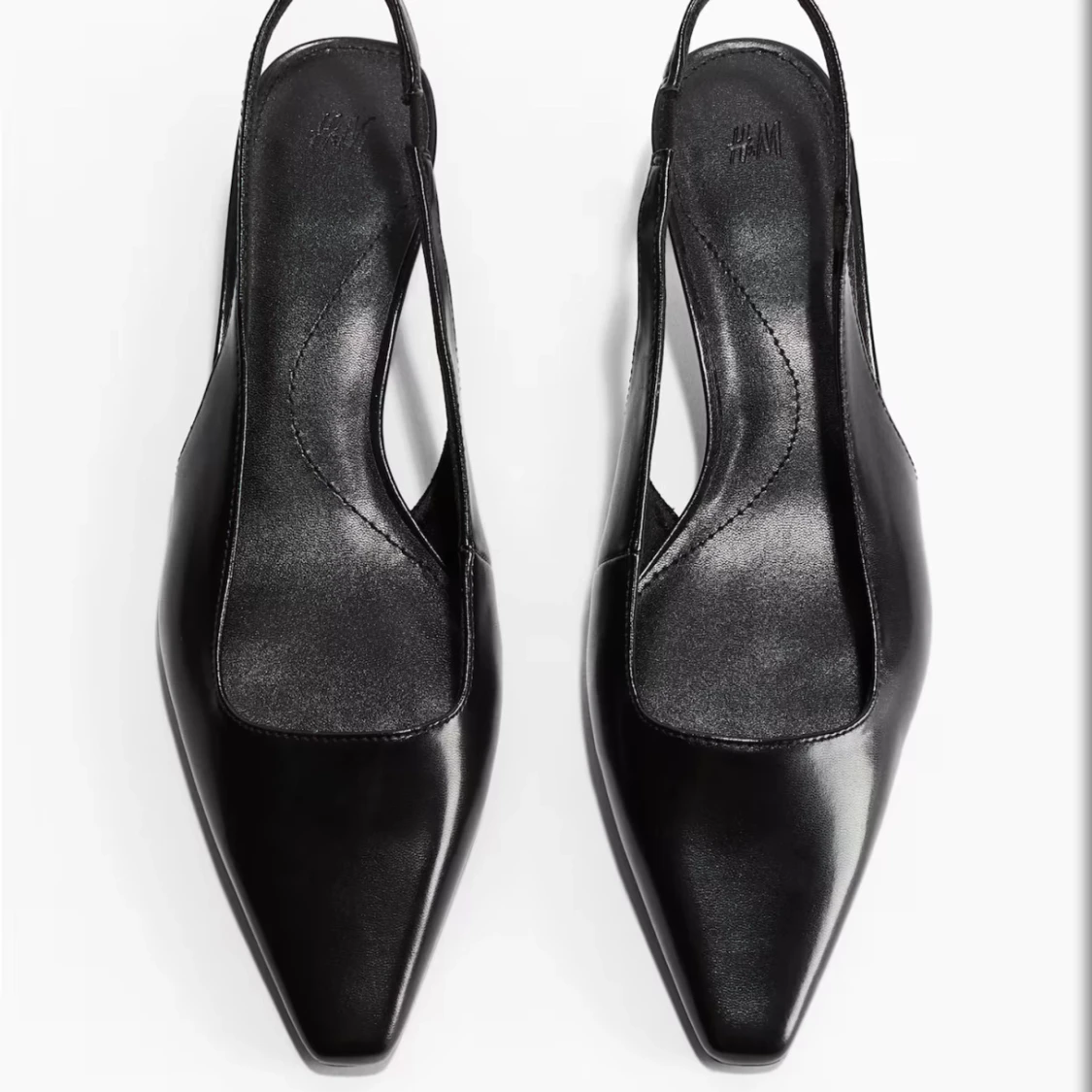 Svarta spetsiga pumps - 1