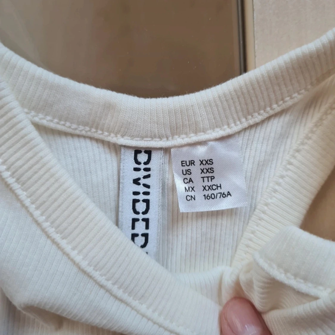 3 ribbade croppade linnen H&M XXS - 2