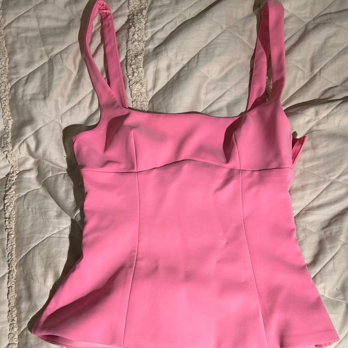 Rosa korsettopp från Zara 