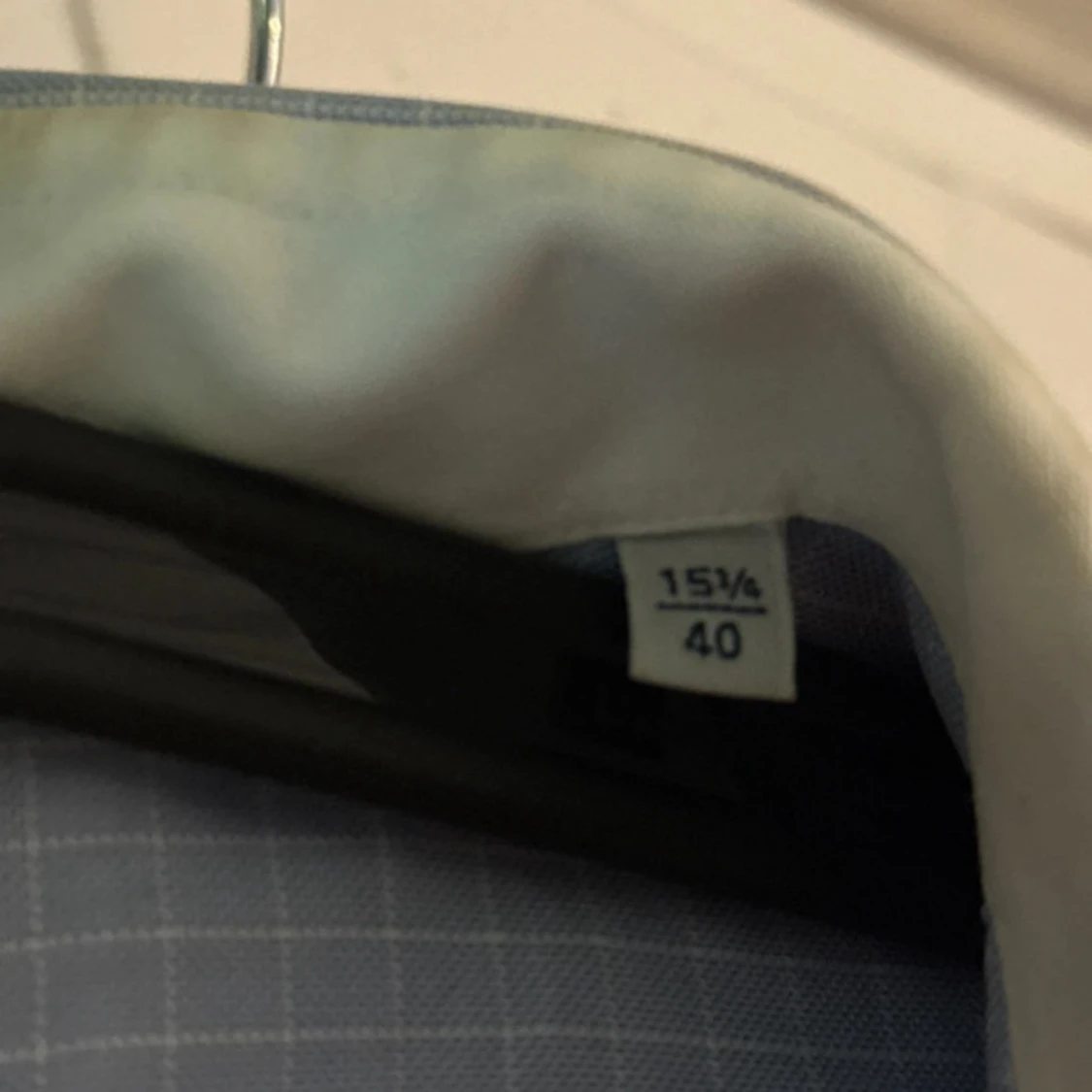 Blå rutig skjorta Stenströms Slimline - 2