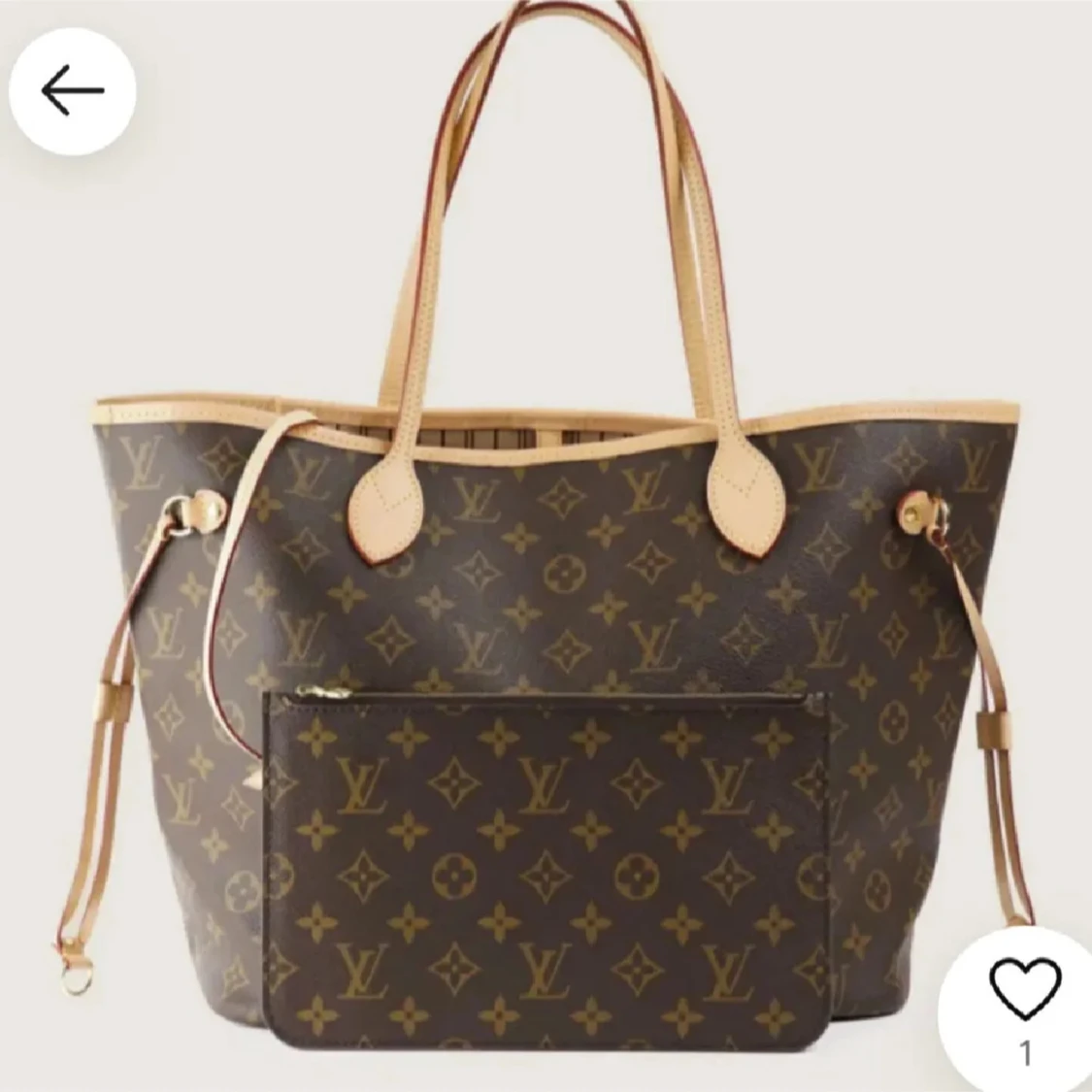 Louis Vuitton Monogram Shoppingväska
