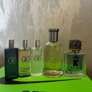 Parfymer - Säljer en parfym kollektion. Alla är öppnade. Hugo Boss Bottled, Dolce Gabbana K, Acqua Di Gio,  Acqua Di Gio Absolu,  Acqua Di Gio Profondo