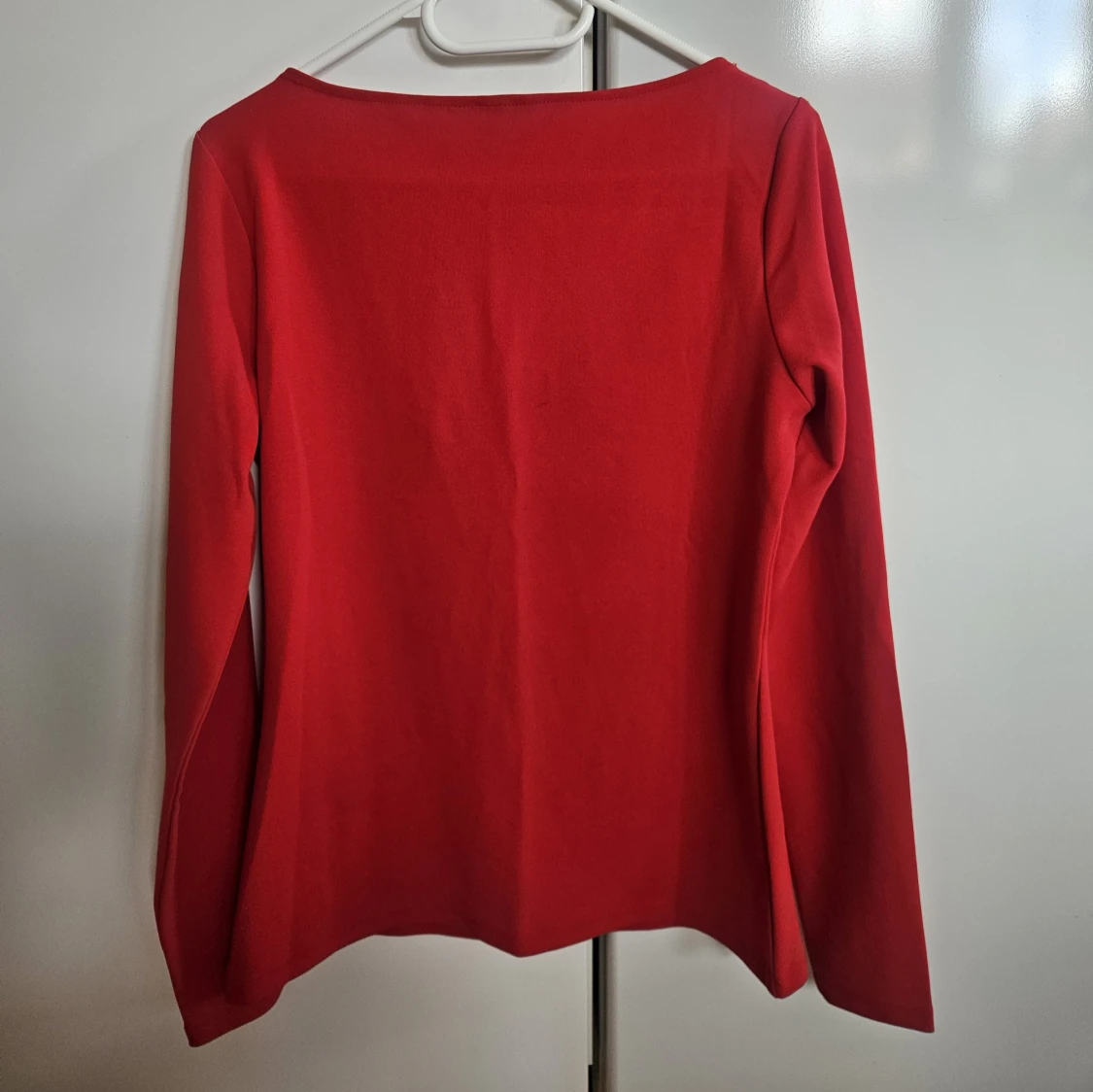 Röd långärmad topp från H&M - 1