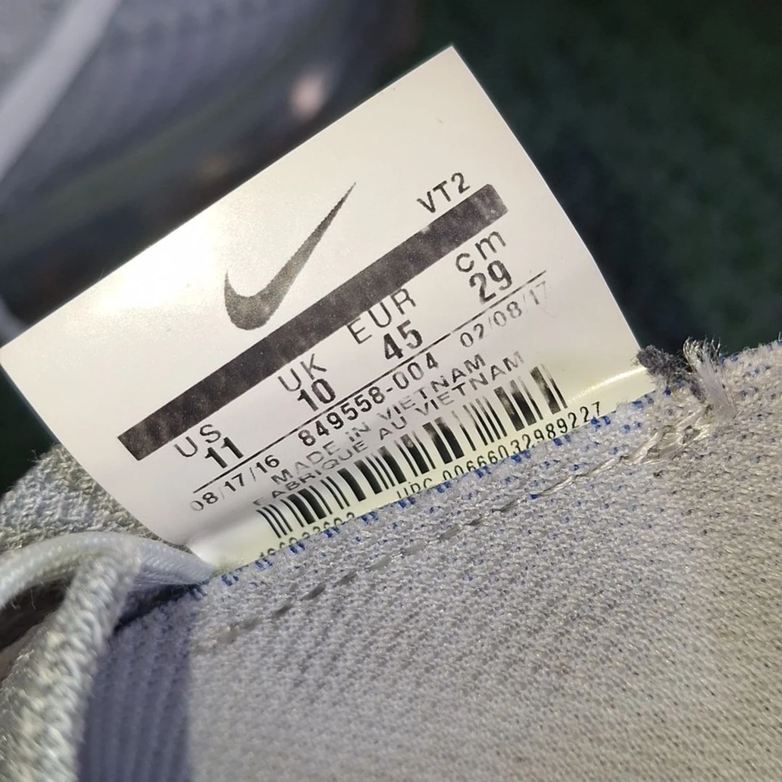 Nike Vapormax Flyknit vit strl 45 - 3