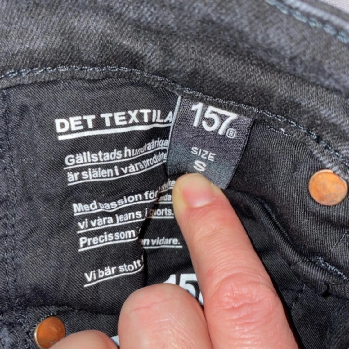 Svarta jeans från 157 - 2