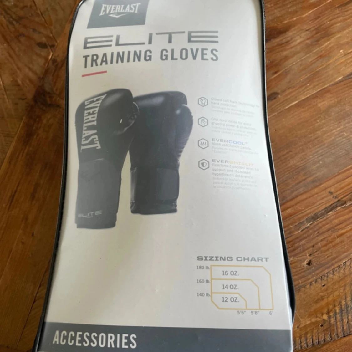 Svarta boxningshandskar från Everlast