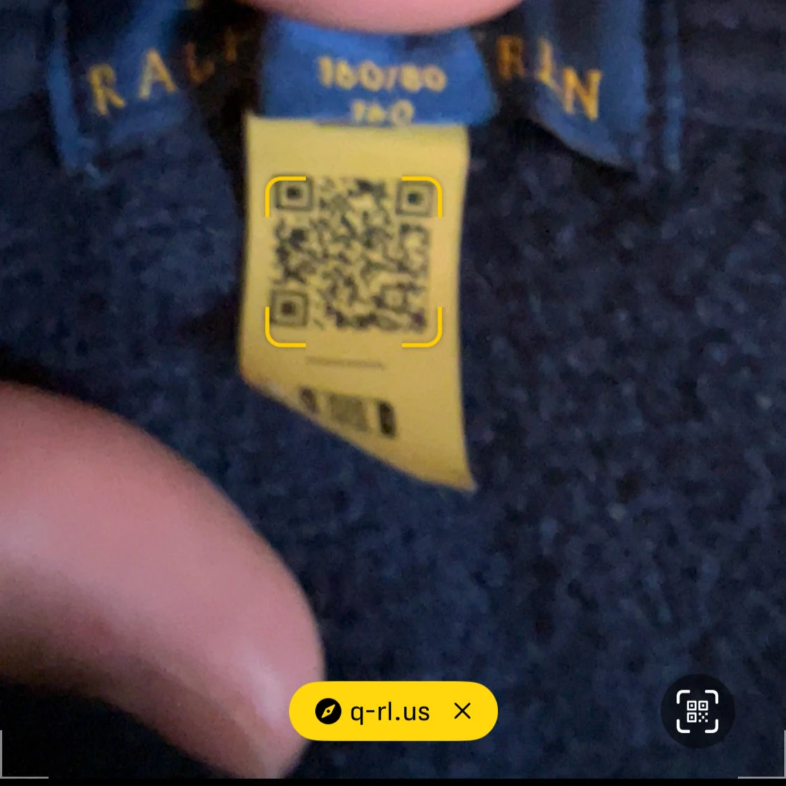  Ralph Lauren zip up mörkblå - 3