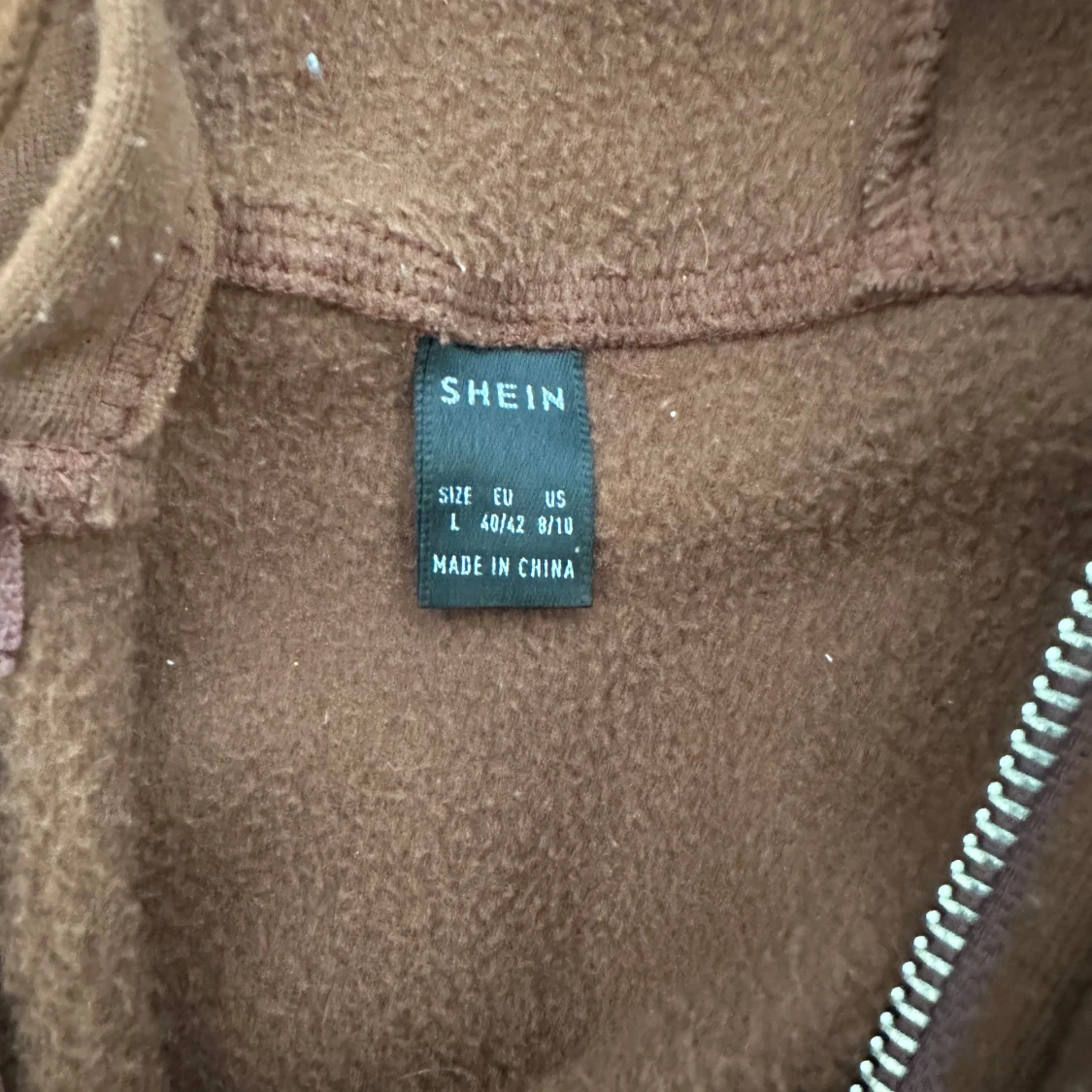 Brun koftan med dragkedja från SHEIN - 1