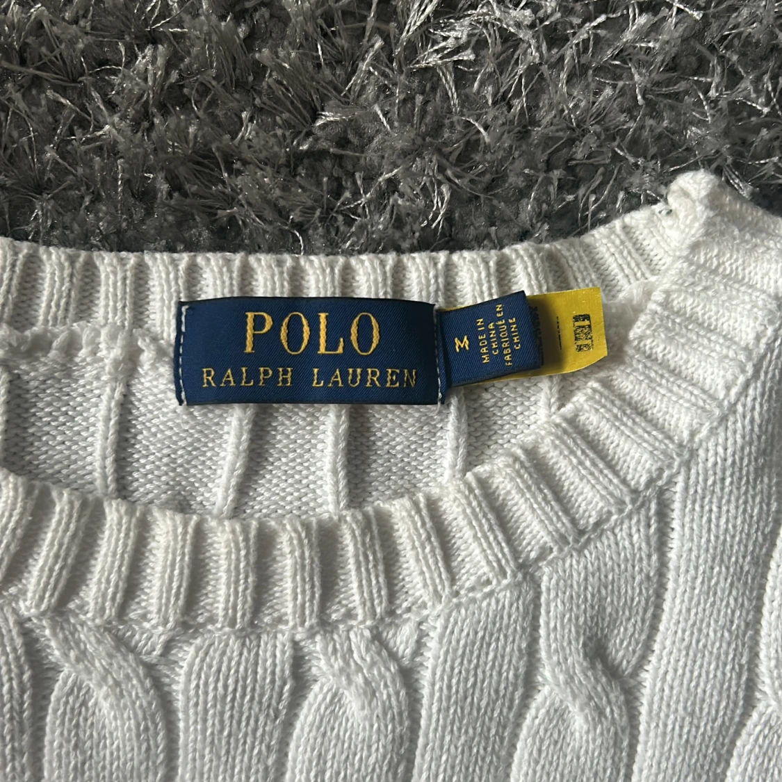 ralph lauren kabelstickad tröja - 2