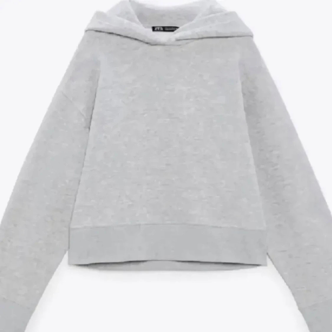 Ljusgrå hoodie