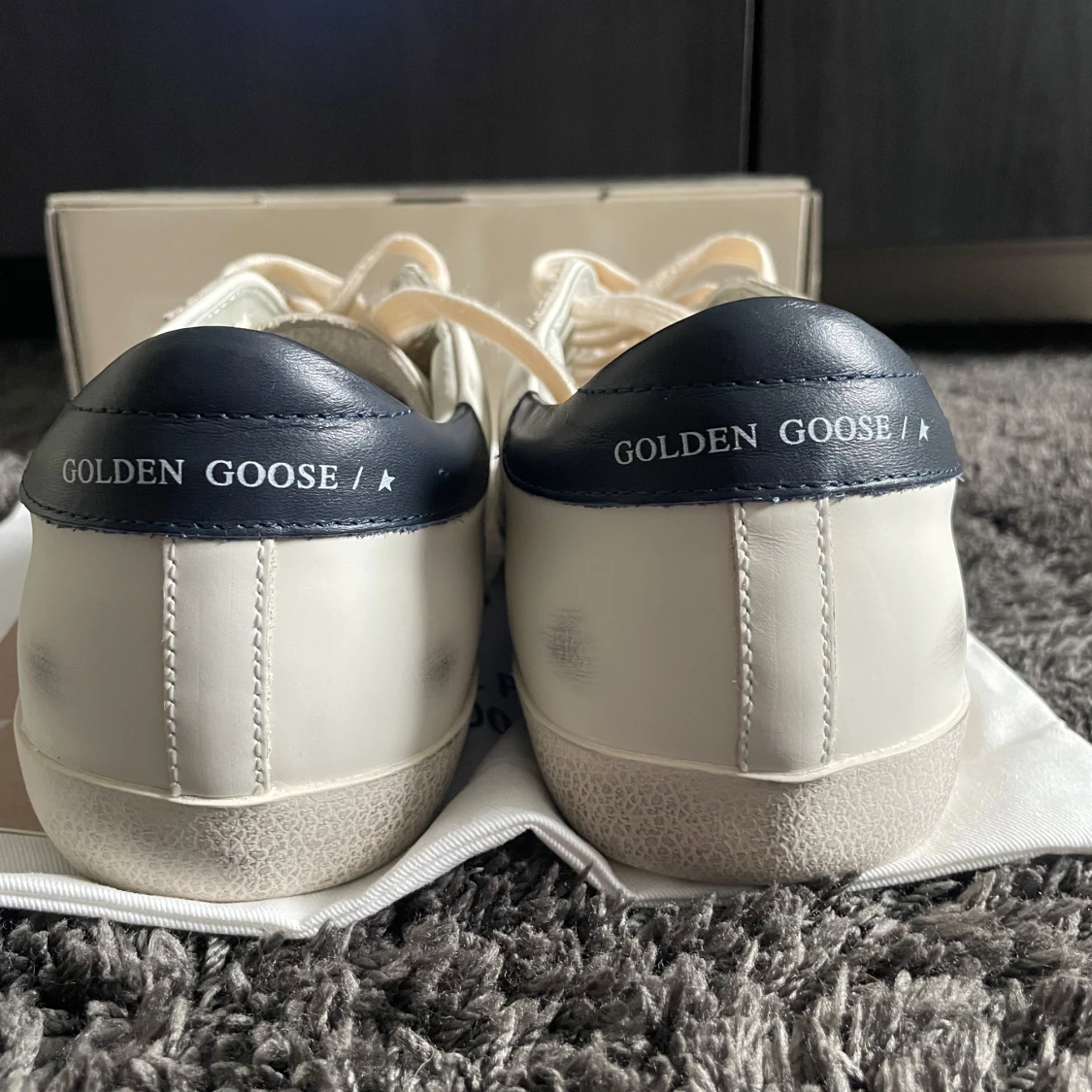 Golden Goose Super-Star sneakers med blå stjärna - 2