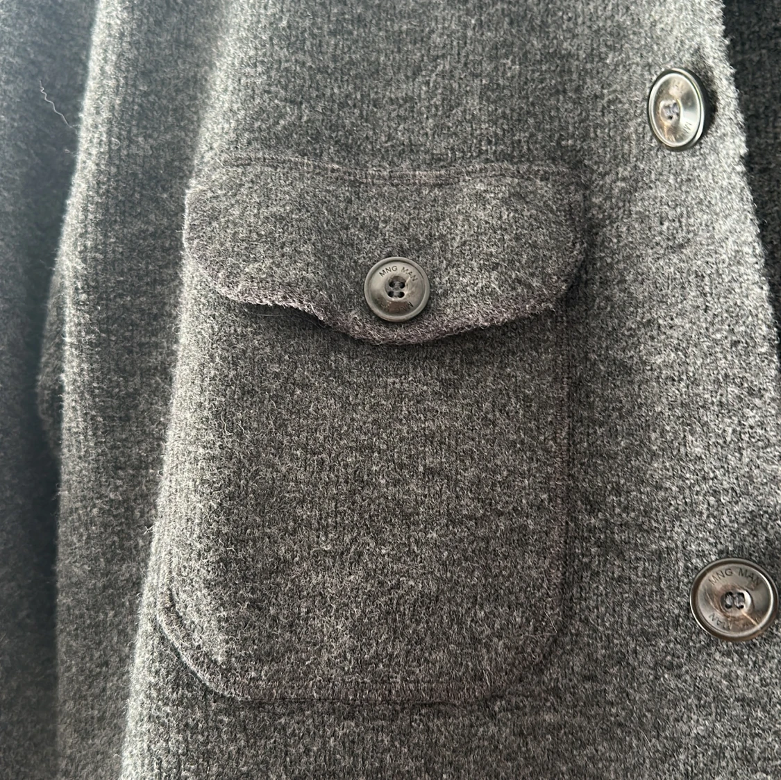 Grå kofta/cardigan - 2