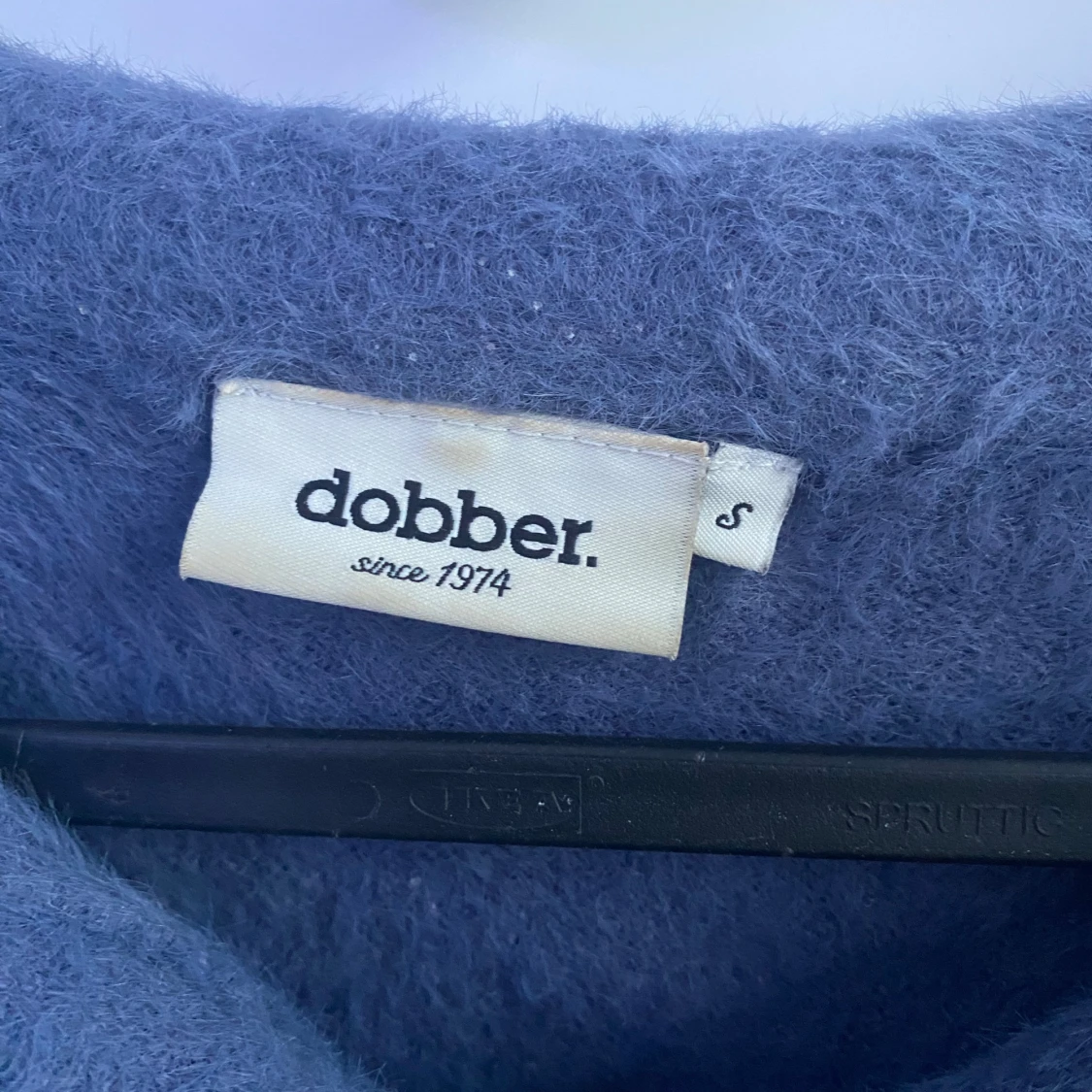 Lila fluffig kofta från Dobber - 2