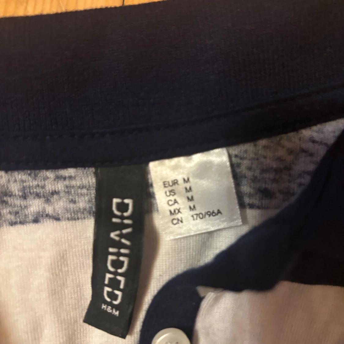 Randig croppad pikétröja från H&M Divided - 2