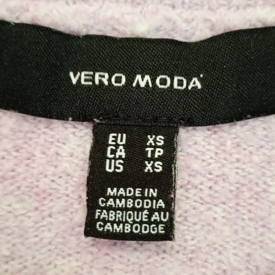 Ljuslila puffärmad tröja från Vero Moda - 1