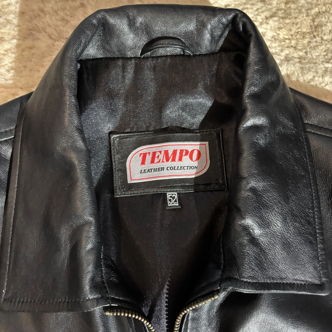Svart skinnjacka från Tempo - 2