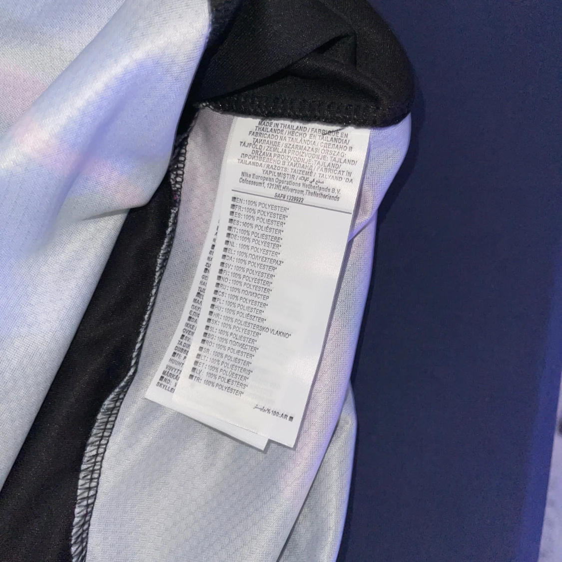 PSG x Nike svart fotbollströja L - 4