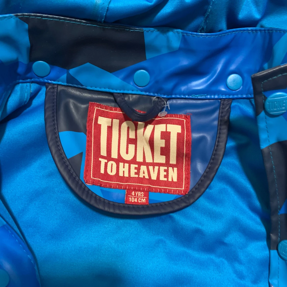 Blå regnjacka Ticket to Heaven 104cm - 2