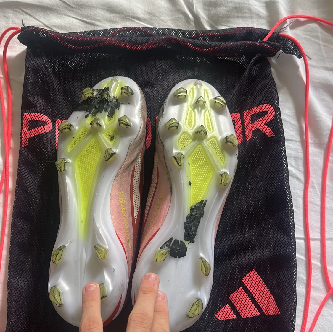 Adidas Crazyfast röda fotbollsskor - 3