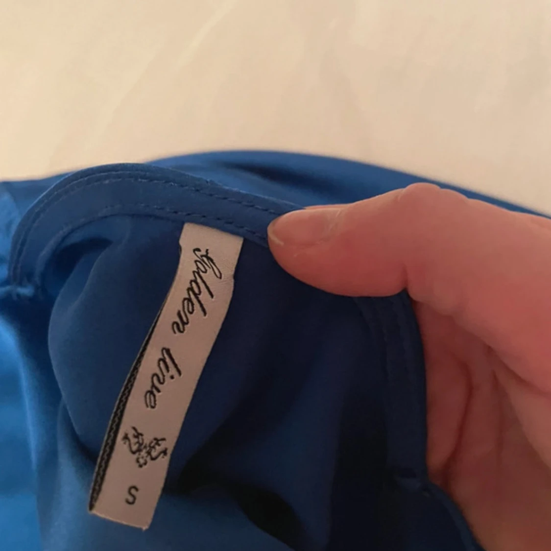 Blå långklänning från Astrid Frank - 2