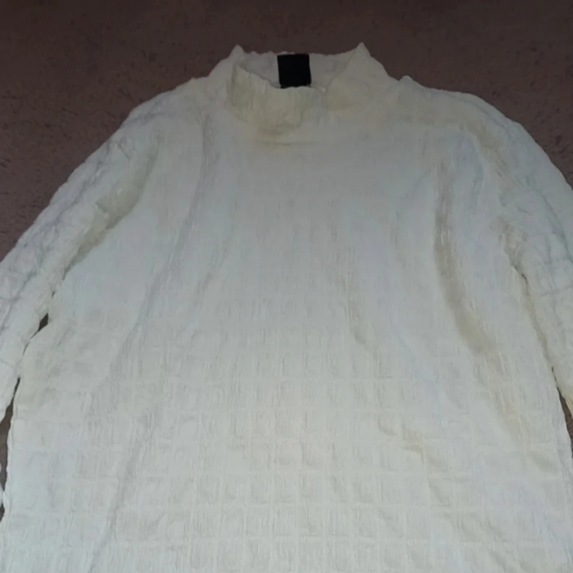 Vit långärmad topp - 1