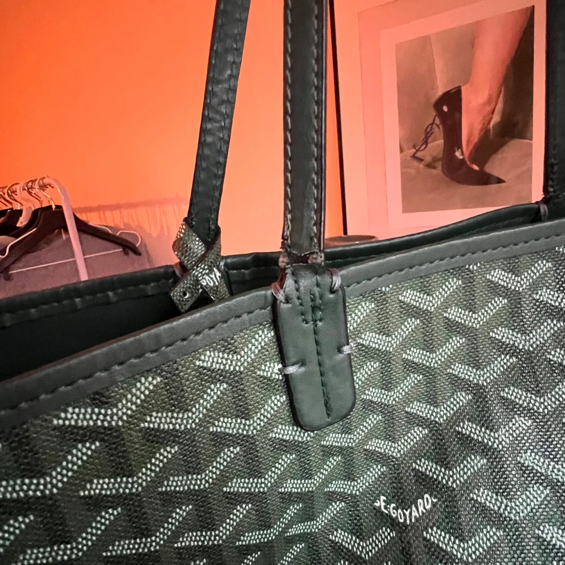 Grön handväska  - 2