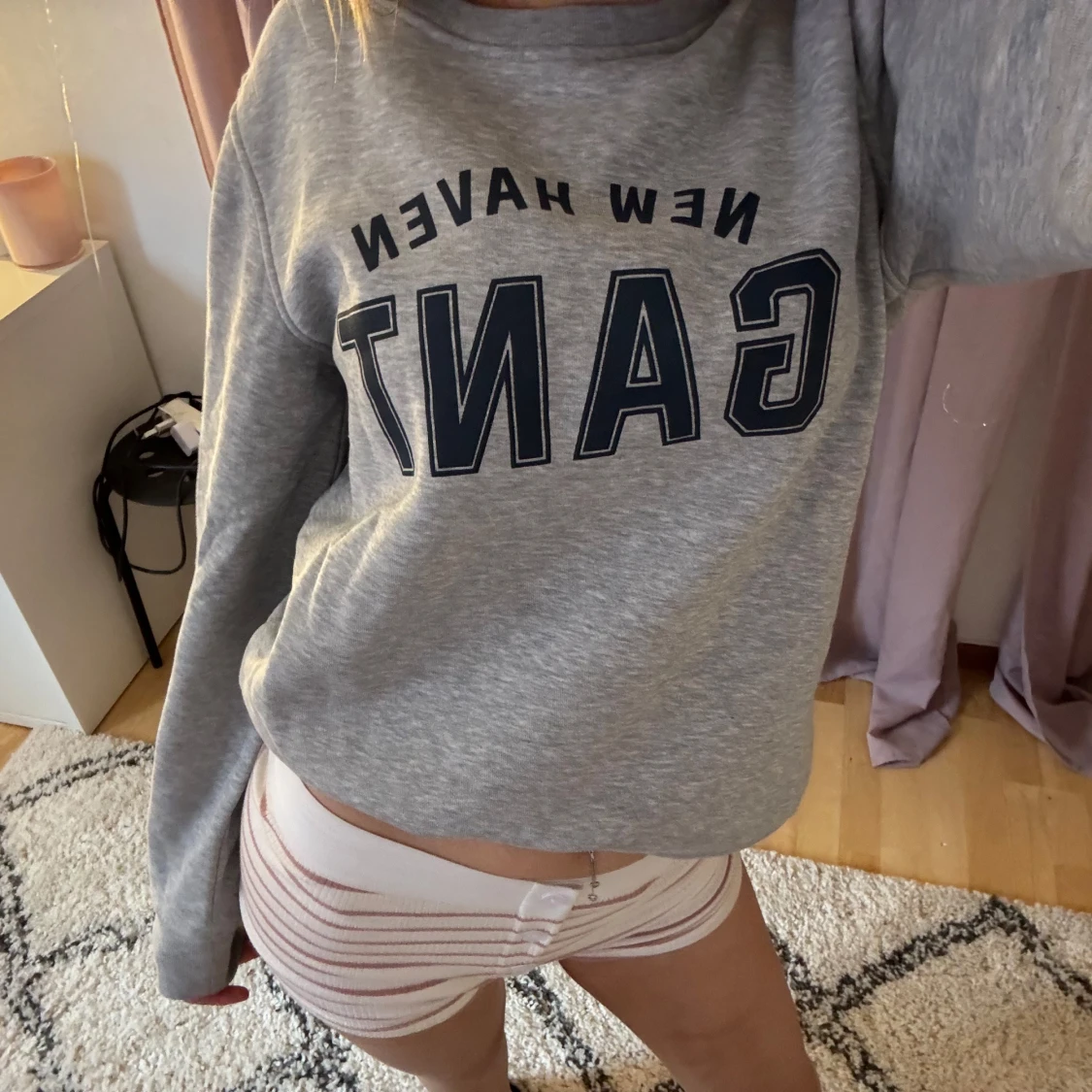 Grå sweatshirt från GANT